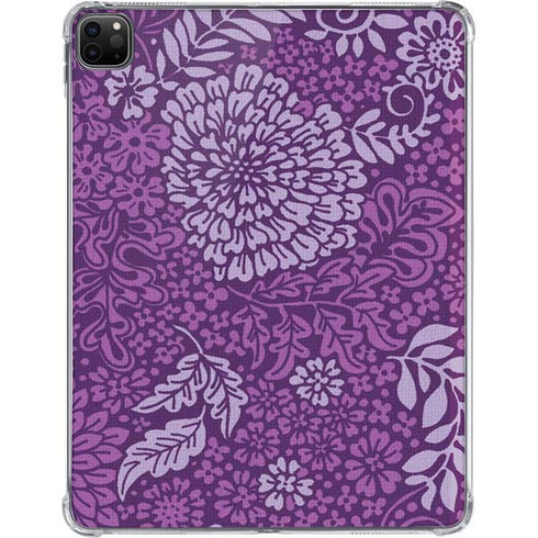 Radiant Orchid Floral iPad Pro 11in (2024) Clear Case