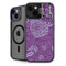 Radiant Orchid Floral iPhone 14 Plus Kickstand Case