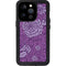 Radiant Orchid Floral iPhone 15 Pro Waterproof Case