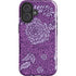 Radiant Orchid Floral iPhone 16 Impact Case
