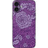 Radiant Orchid Floral iPhone 16 Plus Skin