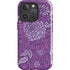 Radiant Orchid Floral iPhone 16 Pro Impact Case