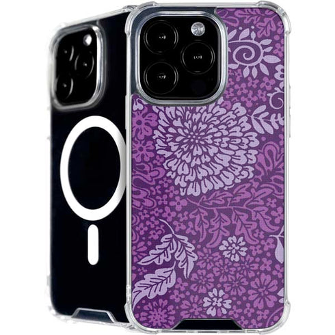 Radiant Orchid Floral iPhone 16 Pro MagSafe Case