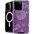 Radiant Orchid Floral iPhone 16 Pro MagSafe Case