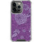 Radiant Orchid Floral iPhone 16 Pro Max Clear Case