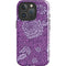 Radiant Orchid Floral iPhone 16 Pro Max Impact Case