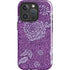 Radiant Orchid Floral iPhone 16 Pro Max Impact Case