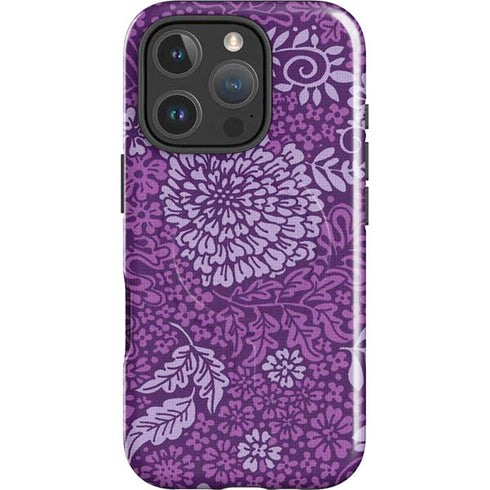 Radiant Orchid Floral iPhone 16 Pro Max Magsafe Impact Case