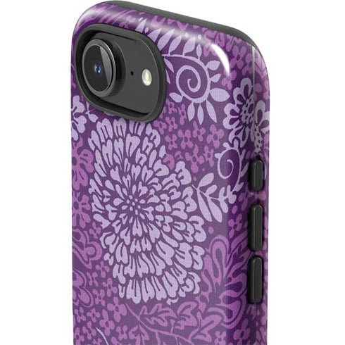 Radiant Orchid Floral iPhone 16e Impact Case