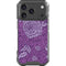 Radiant Orchid Floral iPhone 18 Pro Clear Case