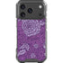 Radiant Orchid Floral iPhone 18 Pro Clear Case