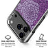 Radiant Orchid Floral iPhone 18 Pro Clear Case