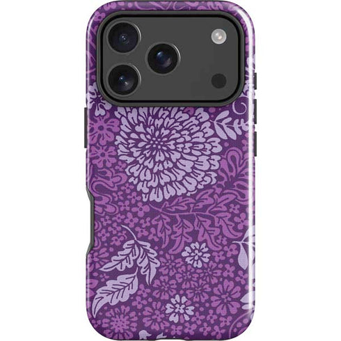 Radiant Orchid Floral iPhone 18 Pro Impact Case