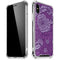 Radiant Orchid Floral iPhone X/XS Clear Case