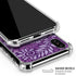 Radiant Orchid Floral iPhone X/XS Clear Case