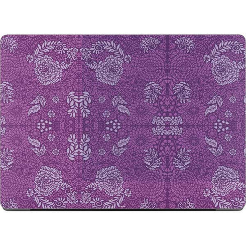 Radiant Orchid Floral Apple MacBook Pro 14-inch Skin