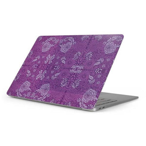 Radiant Orchid Floral Apple MacBook Pro 16-inch Skin