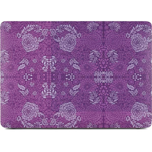 Radiant Orchid Floral Apple MacBook Pro 16-inch Skin