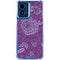 Radiant Orchid Floral Moto G 5G (2024) Clear Case