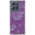 Radiant Orchid Floral Moto G Play 5G (2025) Clear Case