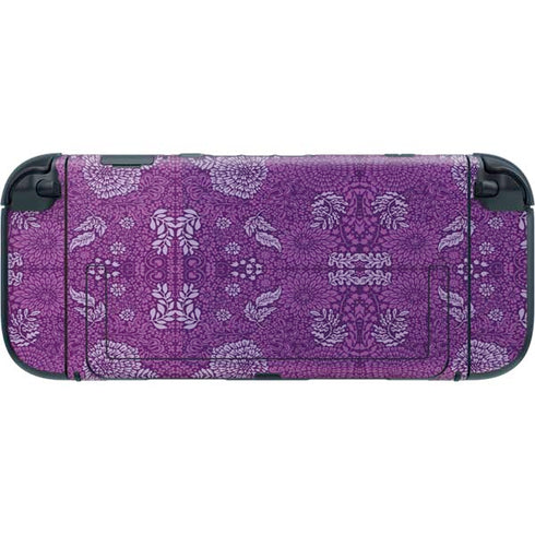 Radiant Orchid Floral Nintendo Switch 2 (2025) with Joy-Con Skin