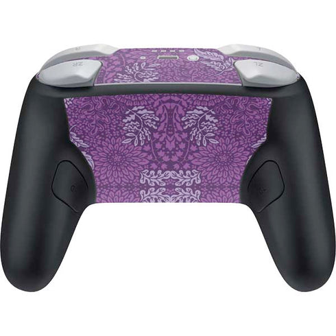 Radiant Orchid Floral Nintendo Switch 2 (2025) Pro Controller Skin