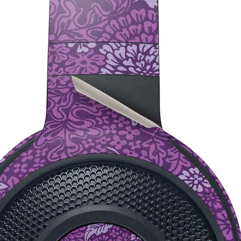 Radiant Orchid Floral Razer Kraken X Skin
