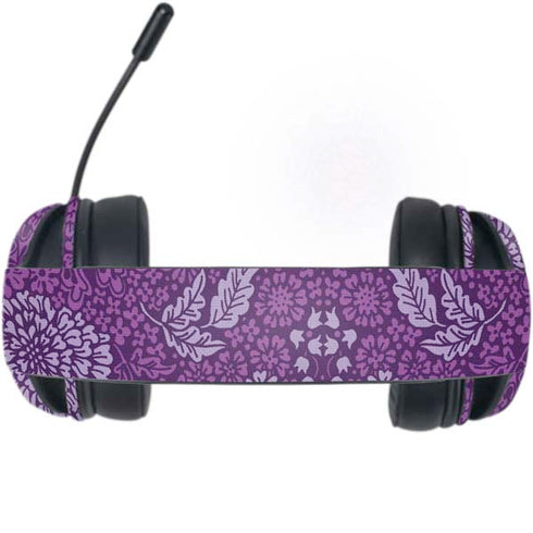 Radiant Orchid Floral Razer Kraken X Skin