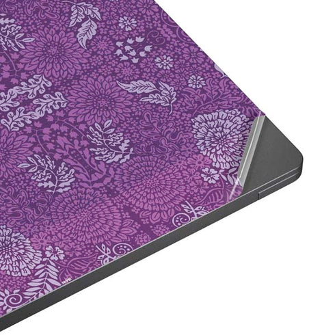 Radiant Orchid Floral Surface Laptop 7 13.8in Skin