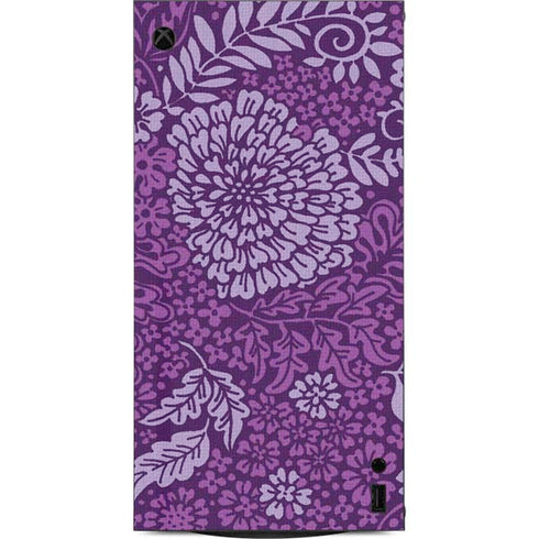 Radiant Orchid Floral XBox Series X Digital Edition Console Skin