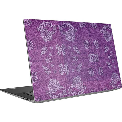 Radiant Orchid Floral Dell XPS Skin