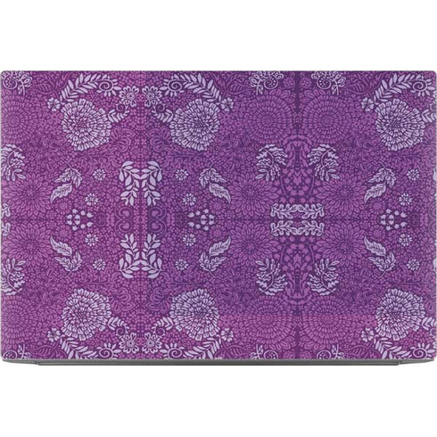 Radiant Orchid Floral Dell XPS Skin