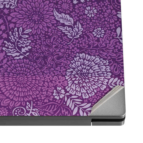 Radiant Orchid Floral Dell XPS Skin