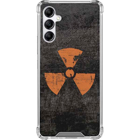 Radioactivity Black Gabb Phone 4 Clear Case