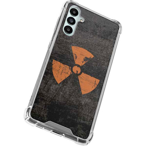 Radioactivity Black Gabb Phone 4 Clear Case