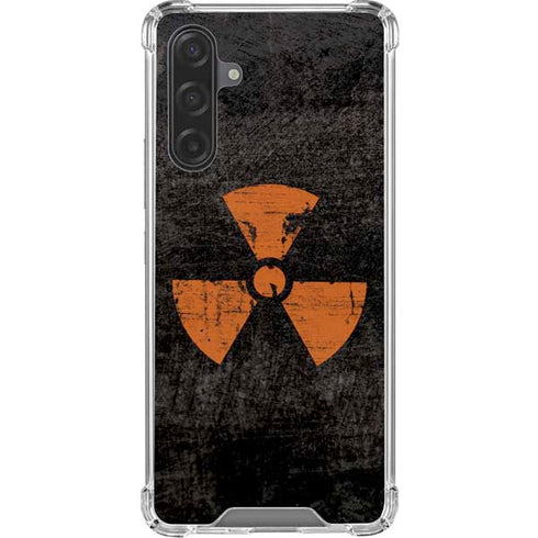 Radioactivity Black Galaxy A17 Clear Case