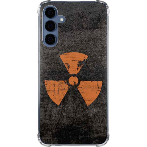 Radioactivity Black Galaxy A35 5G Clear Case