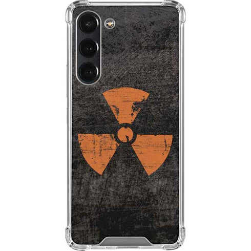 Radioactivity Black Galaxy S24 FE Clear Case