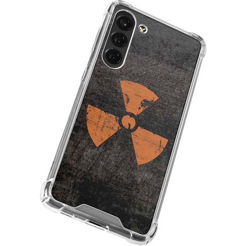 Radioactivity Black Galaxy S24 FE Clear Case