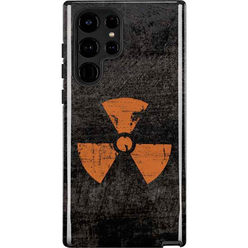 Radioactivity Black Galaxy S25 Ultra Impact Case