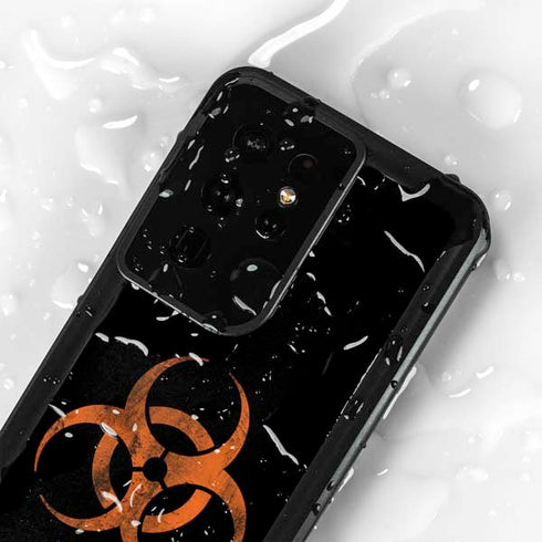 Radioactivity Black Galaxy S24 Ultra Waterproof Case