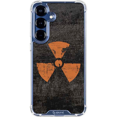 Radioactivity Black Galaxy S25 Plus Clear Case