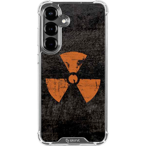 Radioactivity Black Galaxy S26 Plus Clear Case