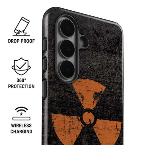 Radioactivity Black Galaxy S26 Plus Impact Case