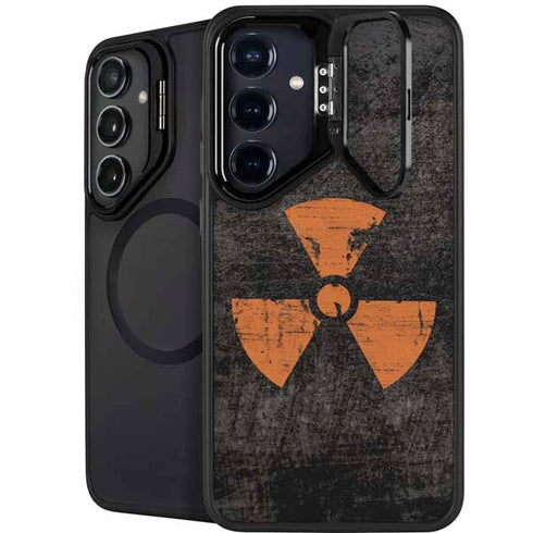 Radioactivity Black Galaxy S26 Plus Kickstand Case