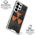 Radioactivity Black Galaxy S26 Ultra Clear Case