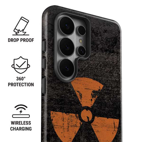 Radioactivity Black Galaxy S26 Ultra Impact Case