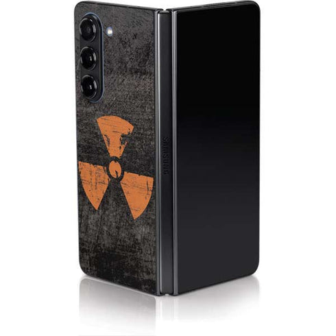 Radioactivity Black Galaxy Z Fold5 5G Skin