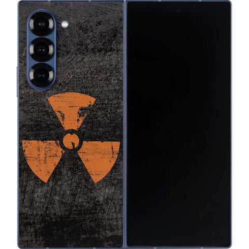 Radioactivity Black Galaxy Z Fold6 Skin