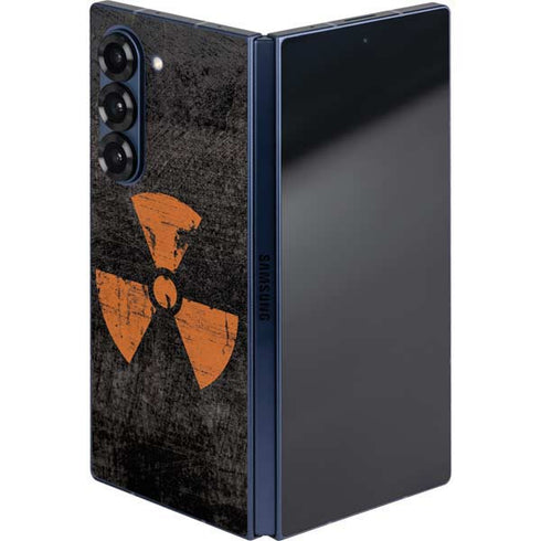 Radioactivity Black Galaxy Z Fold6 Skin